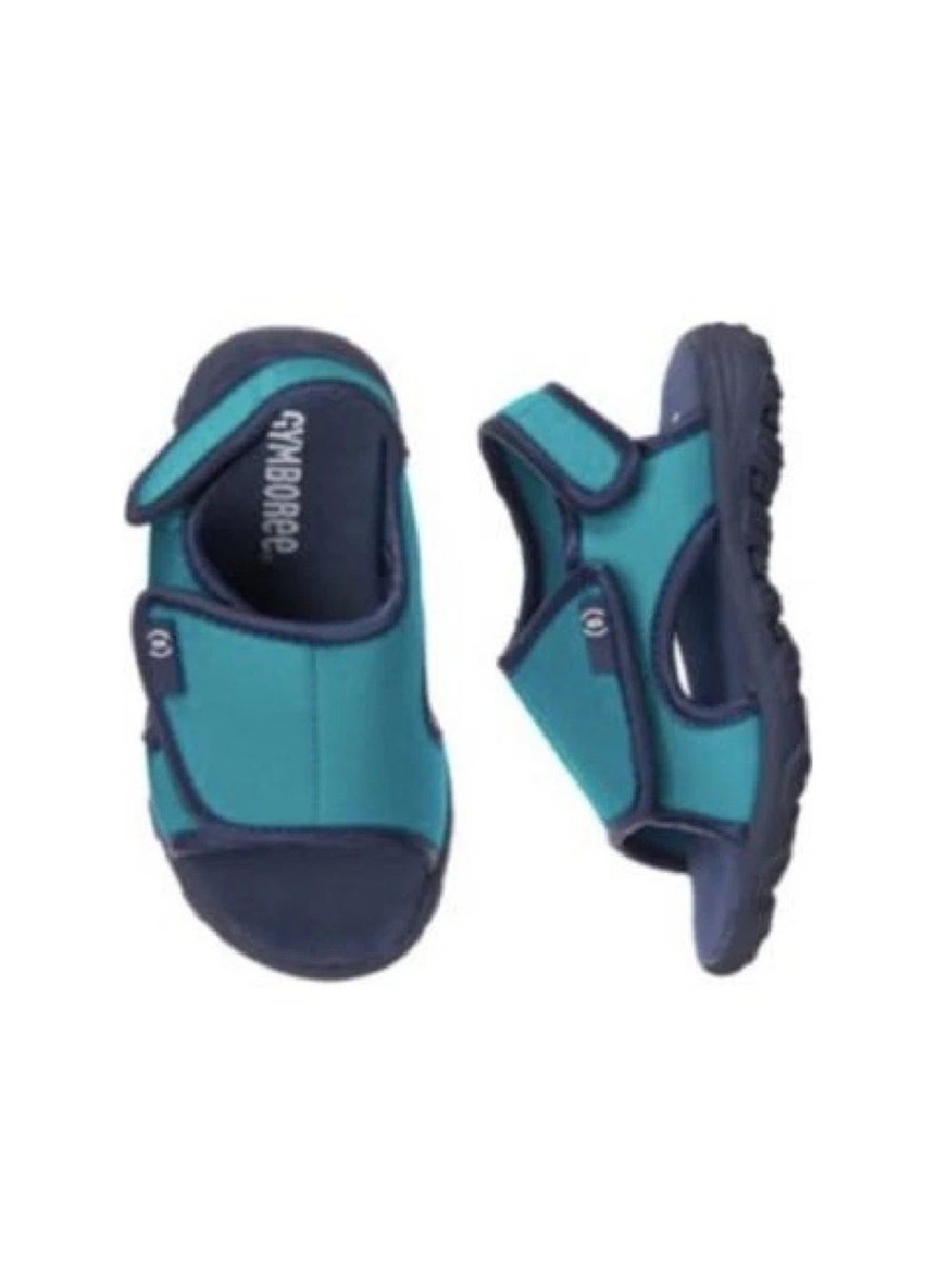 NWT Gymboree Beach Buddies Boys Teal and Navy Water Sandals